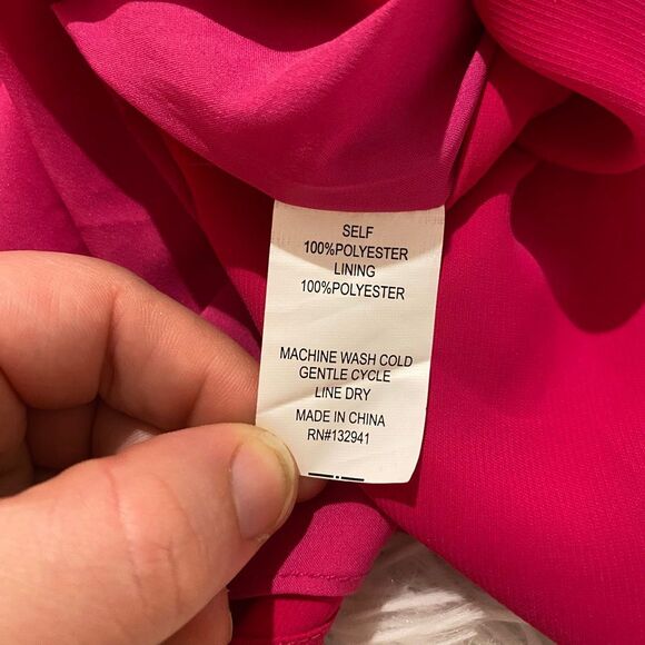 Amanda Uprichard Joanne Halter Mini Dress in Genie Pink Medium - Picture 7 of 9